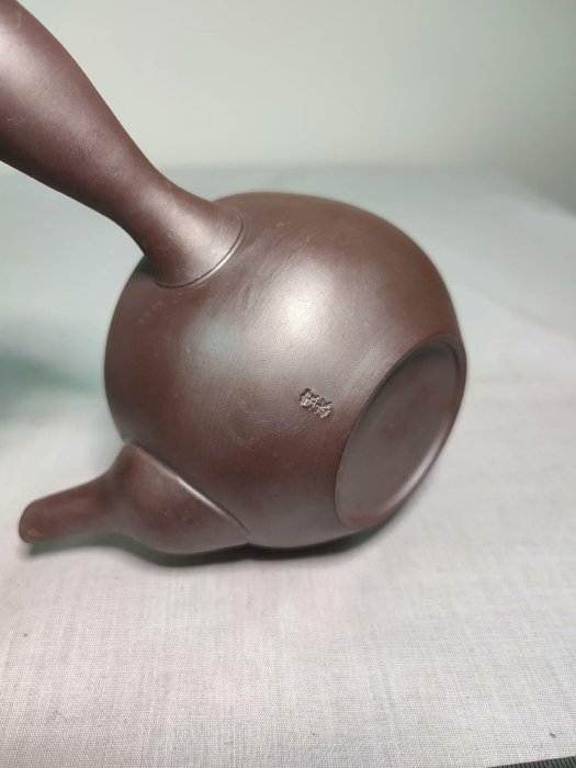 zwx 日本回流萬古燒側把急須茶壺，全新未使用過的無瑕疵，器形素雅完