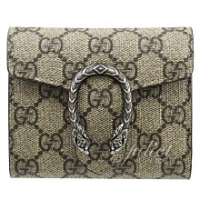 【茱麗葉精品】全新精品 GUCCI 專櫃商品 627073 Dionysus 經典虎頭釦飾三式零錢短夾.駝 預購無現貨