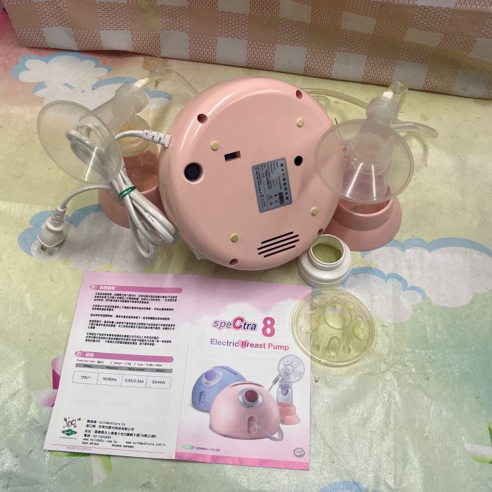 二手還很新韓國原裝進口貝瑞克第8代醫院級電動雙邊吸乳器LS00278/婦嬰用品/哺乳用品/擠乳器/單、雙兩用電動吸乳器