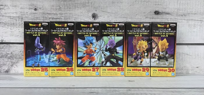 【G&T】BANDAI 盒玩 WCF 七龍珠超 BATTLE OF SAIYANS vol.5 全6種 172416