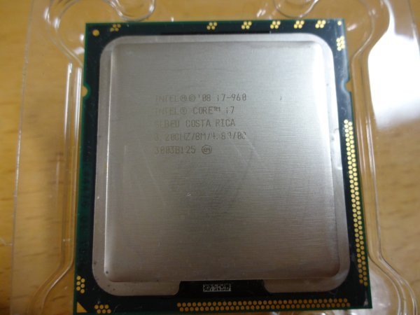 【含稅】Intel Core i7-960 3.2G 8M SLBEU 130W 1366 四核八線 庫存散片CPU