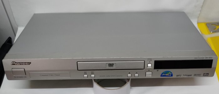 先鋒Pioneer DVD/CD  PLAYER 型號:DV-353K 數位影音播放機 頂級 Audio 音響精品 使用功能正常 二手 外觀九成新