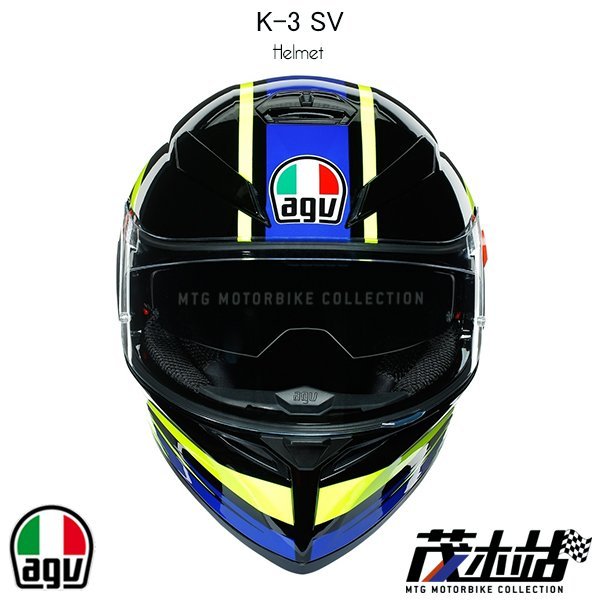 ❖茂木站 MTG❖ 義大利 AGV 全罩 安全帽 K-3 SV 亞洲版 除霧片 ROSSI。Ride 46