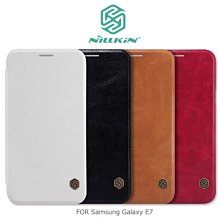 --庫米--NILLKIN Samsung Galaxy E7 秦系列側翻皮套 可插卡 保護套