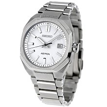 SEIKO 精工手錶 ASTRON SBXY081 白色 鈦金屬錶帶 39.5mm 電波 藍寶石鏡面 太陽能 男錶女錶