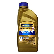 【易油網】RAVENOL HLS 5W30 合成機油 1L