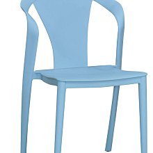 23W【新北蘆洲~嘉利傢俱】莫林藍色餐椅-編號 (W707-12)