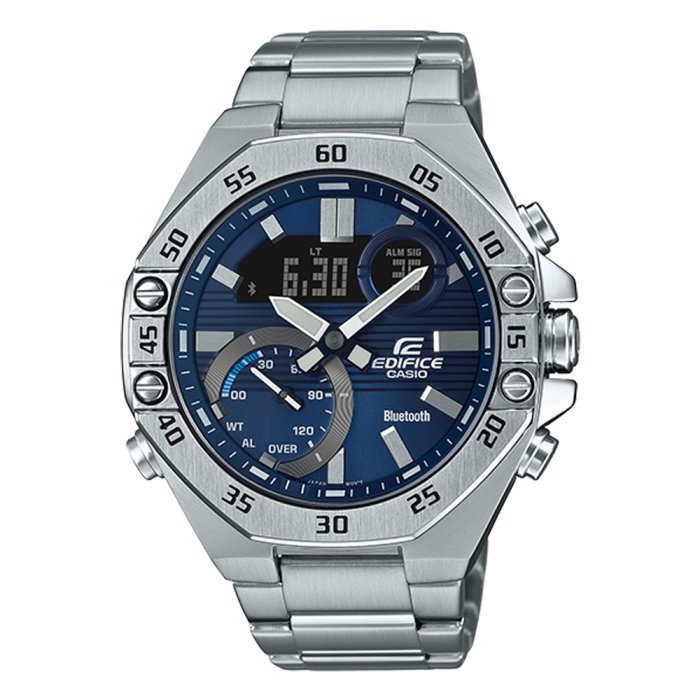 CASIO 卡西歐 手錶專賣店 國隆 ECB-10D-2A EDIFICE 藍牙智慧錶款 手機藍牙連線功能 男錶