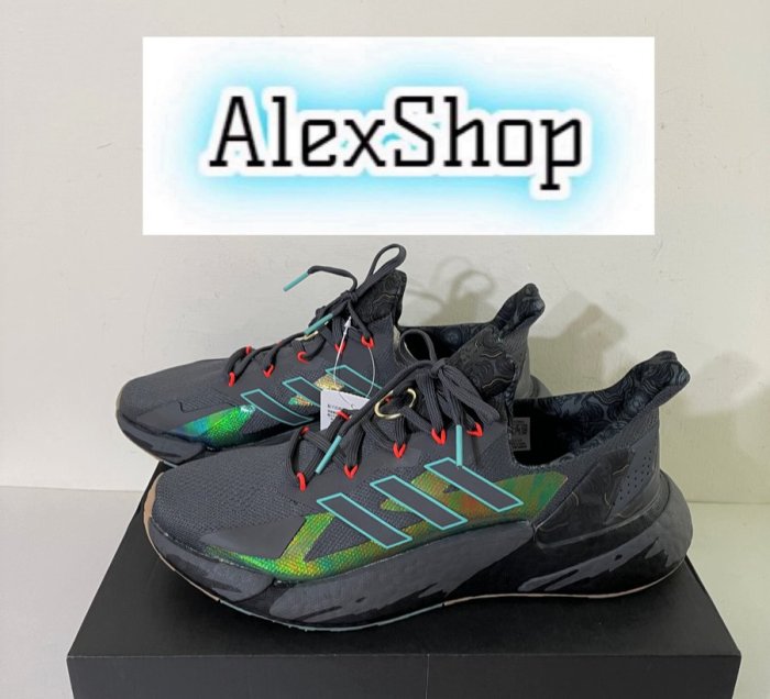艾力克斯 ADIDAS CNY X9000L4 BOOST 男 GY7579 高爾宣 黑網布灰綠3M反光休閒慢跑鞋 花