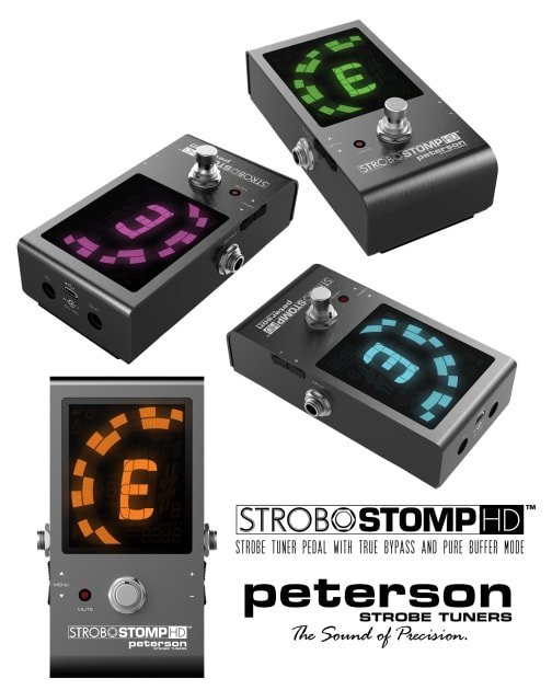 免運【保固3年】Peterson StroboStomp HD 踏板式 吉他 貝斯 調音器 buffer SSHD-1