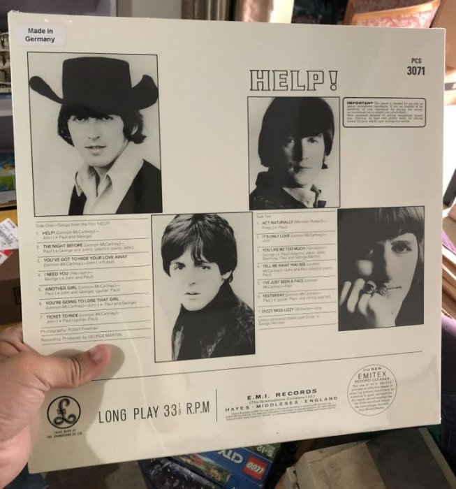 黑膠唱片  The Beatles 披頭士 甲殼蟲 Help lp-追憶唱片