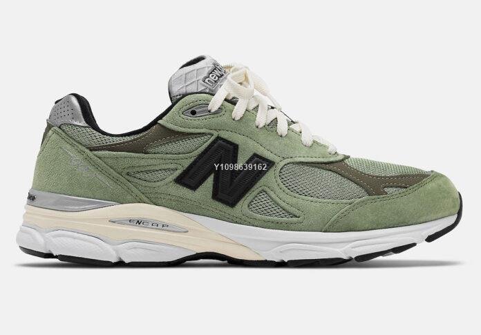 代購】New Balance 990v3 牛油果綠軍綠色美製運動百搭慢跑鞋M990JD3男