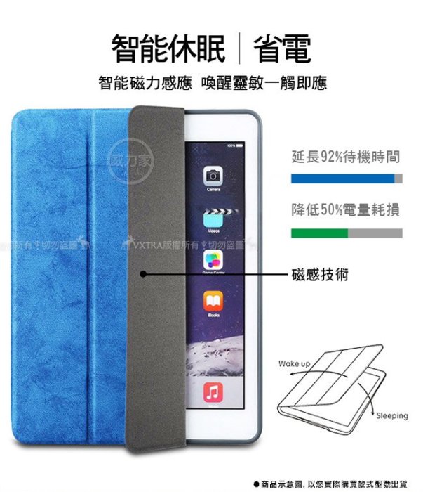 威力家 VXTRA 2020 iPad Pro 11吋 帆布紋 筆槽矽膠軟邊三折保護套+9H玻璃貼(合購價)