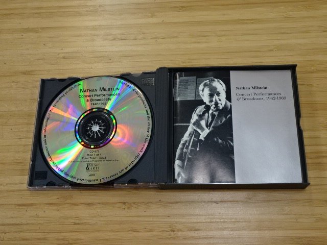 《啟元唱片》密爾斯坦/小提琴演奏 NATHAN MILSTEIN [4CD] CONCERTS進口版,片況良好