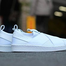 南◇ 5月 Adidas Originals Superstar SlipOn BY2885 白 繃帶鞋 貝殼頭 帆布