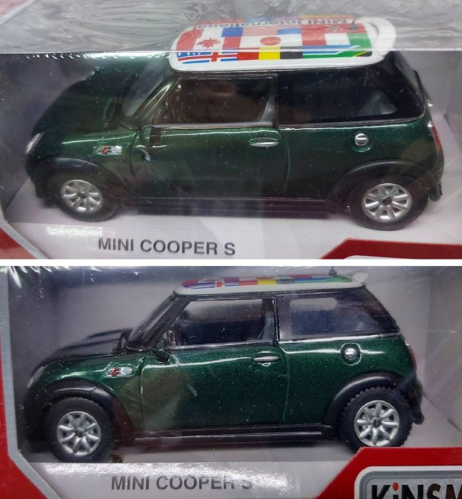 1:36 KINSMART Mini Cooper S ~~三款可選~~