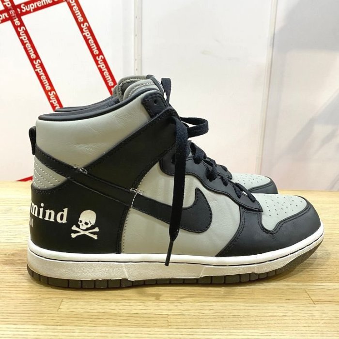 BLACK極新MASTERMIND JAPAN x FCRB x NIKE真皮MMJ骷髏F.C.R.B牛皮DUNK SB