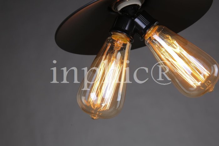 INPHIC-工業風復古銅頭兩角吊燈美式鄉村田園簡約 正品歐式現代客廳燈