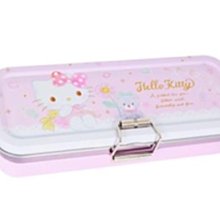 ♥小花花日本精品♥Hello Kitty 鐵製鉛筆盒 扣式三層鉛筆盒 文具收納盒~8