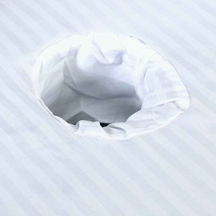 新款純棉美容床單單件高檔美容院專用白色帶洞按摩高級感網紅定制超夯 精品