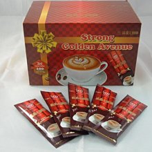 (2盒免運)三合一金色大道咖啡(特濃)100入量販盒