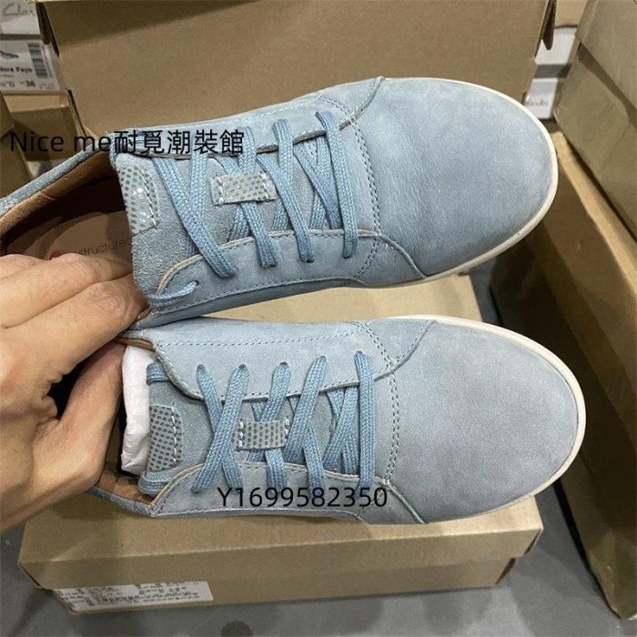 Clarks 女鞋秋冬Un Adorn Lace休閑系帶單鞋輕便厚底—Nice me耐覓潮裝館