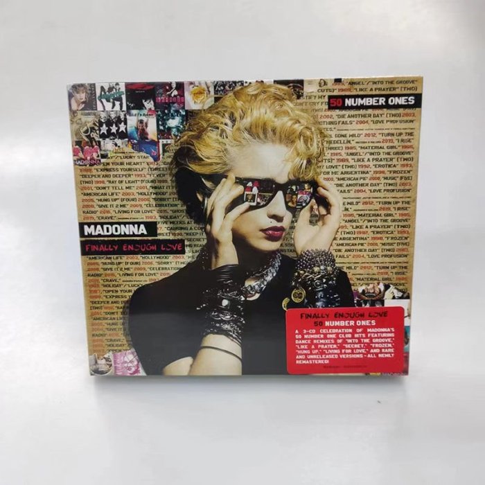 現貨 麥當娜 Madonna Finally Enough Love: 50 Number Ones 3CD