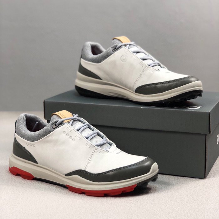 ~ECCO GOLF BIOM 3 高爾夫球鞋 GOLF男鞋 ECCO休閒鞋 頂級皮革 防水 舒適 防滑 155804