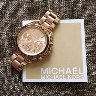 全新正品 Michael Kors Bradshaw MK5799 35MM MK包 玫瑰金 MK 女錶