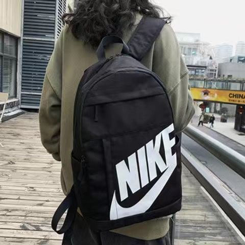 【熱賣精選】Nike後背包新款霧霾藍書包女學生韓版純色休閒運動雙肩包百搭旅行背包40376