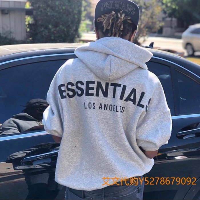 （艾文日本代購） FOG Fear of God Essentials LA Hoodie 複線 洛杉磯限定 反光優惠多