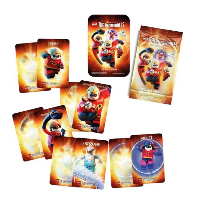 PS4 樂高 超人特攻隊 限定特典 LEGO 主題系列 超能家族珍藏幻變卡包 【台中大眾電玩】