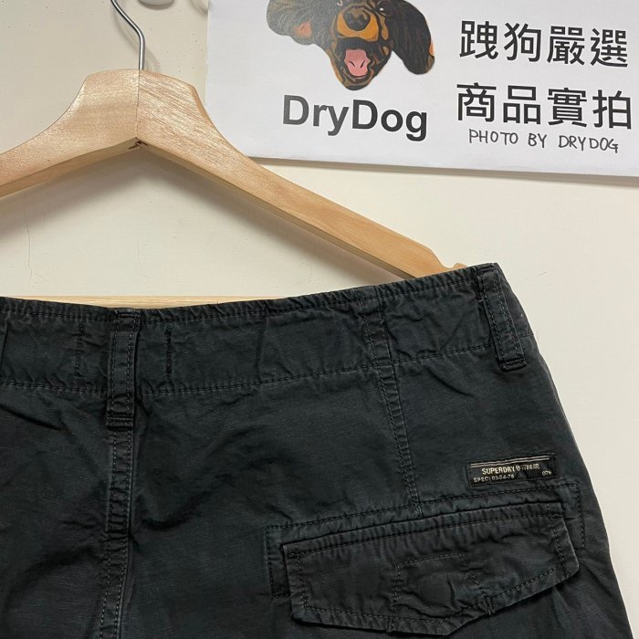 跩狗嚴選 極度乾燥 Superdry Parachute 短褲 多口袋 耐磨 輕量 工作褲 斯里蘭卡製 水洗黑 工作短褲