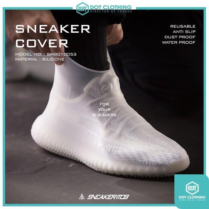 【 限時下殺】DOT聚點 Sneaker Mob COVER 防滑 止滑 防雨 防水 矽膠 鞋套 雨鞋 黑 白 雨天必備