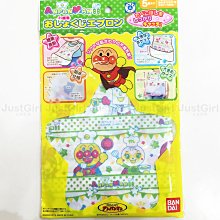 麵包超人 Anpanman BANDAI 不織布 防水 簡易 圍兜兜 5入 嬰幼兒 正版日本進口 JustGirl