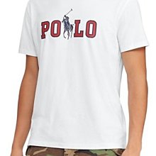 POLO Ralph Lauren 成人款 短袖 T恤 印花 POLO 大馬 白色