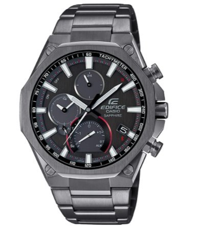 【萬錶行】CASIO EDIFICE 八角運動時尚藍牙智慧錶款 EQB-1100DC-1A