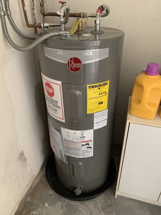 【水電大聯盟 】美國 Rheem 雷姆 82V40-3 儲存式熱水爐 電熱水器 40加侖 三相220v