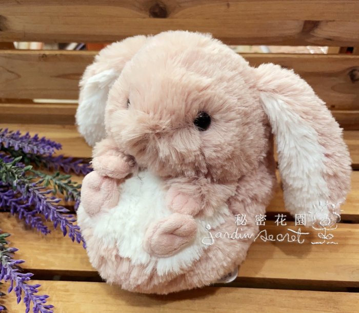 日本進口絨毛小兔玩偶/兔子玩偶/兔年娃娃--秘密花園