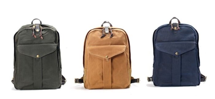 復刻 FILSON 70307 Journeyman Backpack  上蠟帆布 後背包