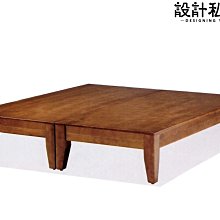 【設計私生活】伊達5尺實木雙人床架、床台-低腳(免運費)139A