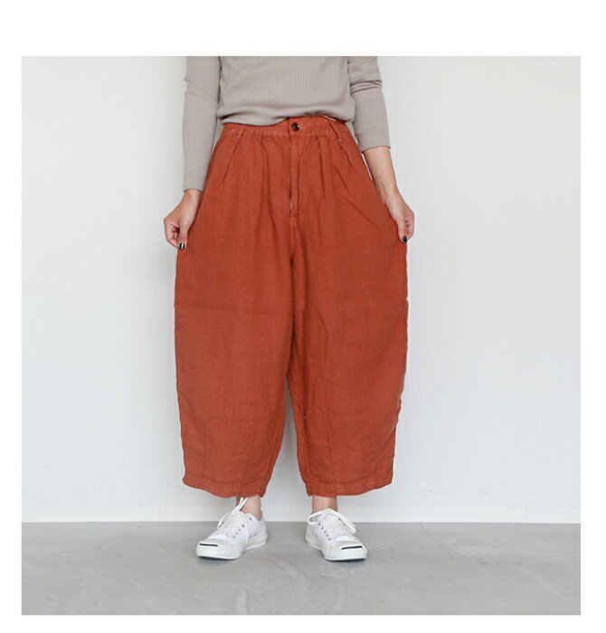 日本製Harvesty 19春夏限定亞麻circus褲 / Ichi ordinary fits veritecoeur