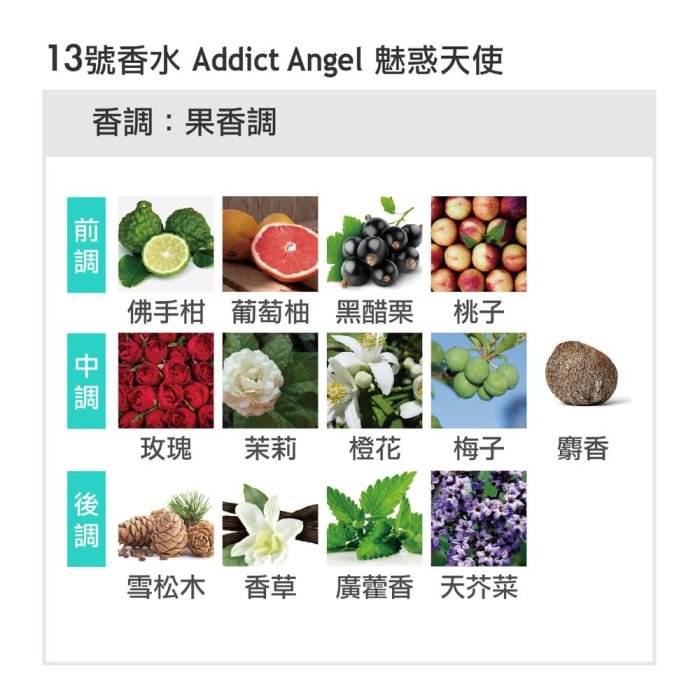 岡山戀香水~LA CHANTEE 13號 Addict Angel 魅惑天使女性淡香精30ml~優惠價:2700元