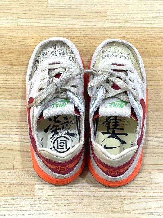 BLACK冠希著!全新CLOT x NIKE AIR MAX 1死亡之吻K.O.D小童鞋BABY鞋KIDS慢跑鞋