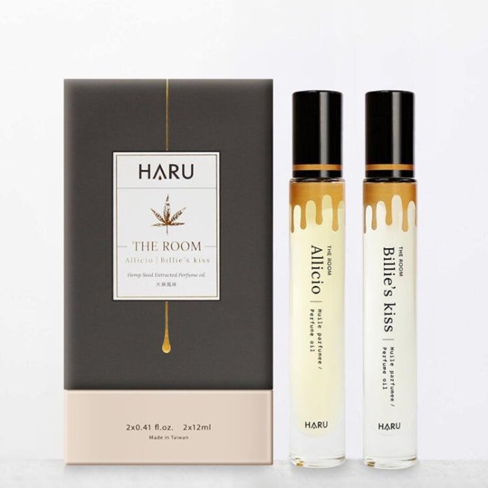 台灣品牌HARU．THE ROOM 大麻香水精油(2瓶裝)