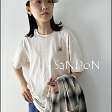 SaNDoN x『THE NORTH FACE』夏季小清新可愛小布標修飾設計短TEE 240322