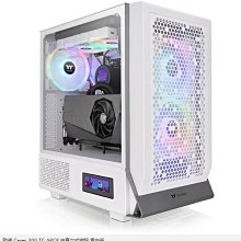 小白的生活工場*Thermaltake 勁透 Ceres 300 TG ARGB 機殼支援360/280冷排--白色