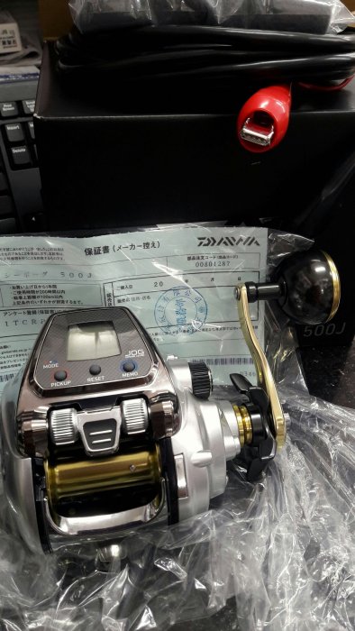 {龍哥釣具} Daiwa 中深場鐵板專用 電動捲線器 SEABORG 500J 全新 現貨 現貨供應