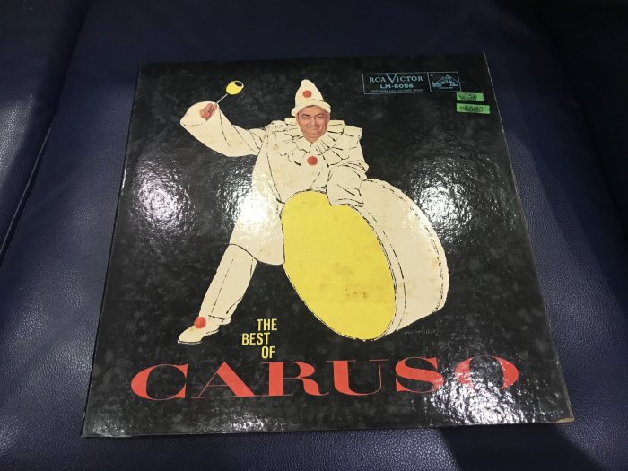 開心唱片 (THE BEST OF CARUSO / ) 2LP 二手 黑膠唱片 DD1077(私藏)