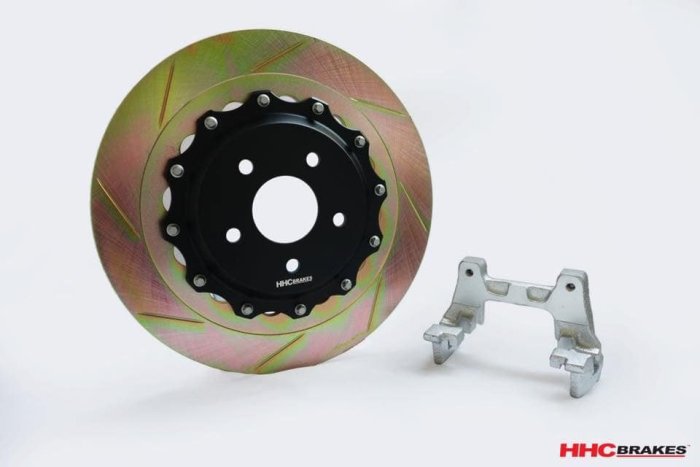 HHC BRAKES FOCUS MK4 兩片式前加大盤加後加大碟 多連桿 畫線盤 煞車盤 含轉接座 350 盤面